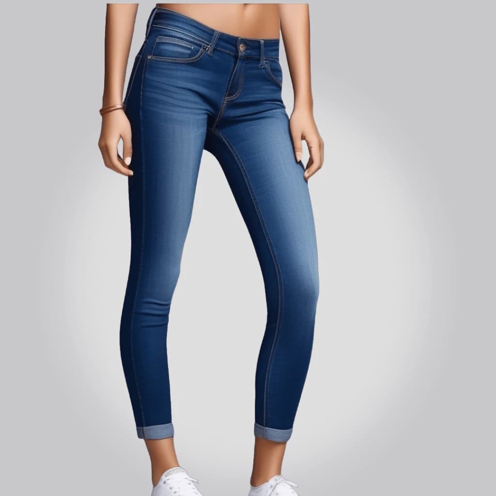 Skyline Elegance High Rise Slim Fit Women's Jeans