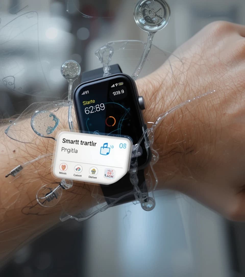 Smart Fitness Watch with Heart Rate Monitor & Activity Tracking