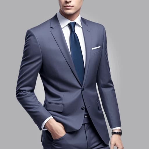 Executive Elegance Men's Formal Office Suit