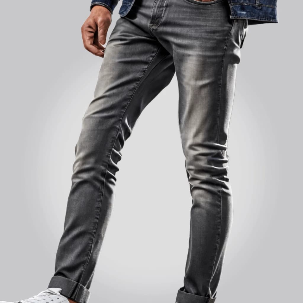 Urban Slate Men's Grey Denim Jeans-32